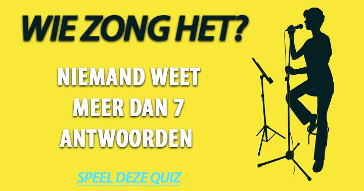 Van wie zijn deze hits?