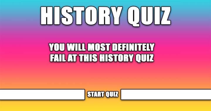 History Quiz