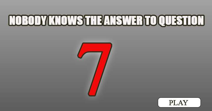 Banner for I bet you don't know the answer to question 7!