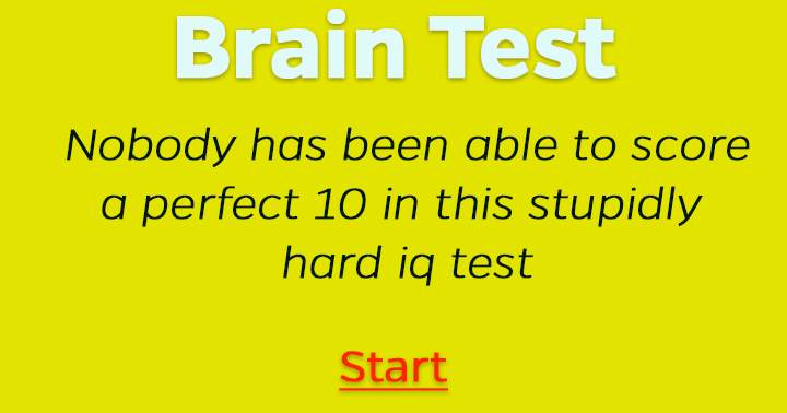 Banner for Brain Test