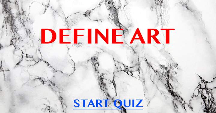 Find the right answers in this hard Art Quiz!