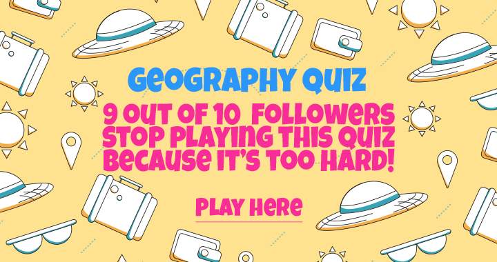 Banner for Hard Geography Quiz