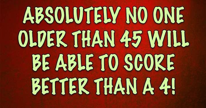 Banner for Nobody can score higher than a 4 in this hard quiz