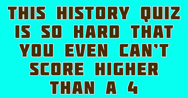 Banner for Try scoring higher than a 4!