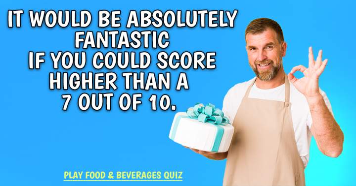 Banner for Food & Beverages Quiz