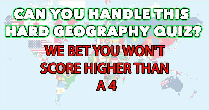 Banner for Hard Geography Quiz