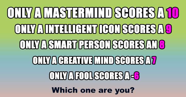 Play this quiz to find out who you are! 