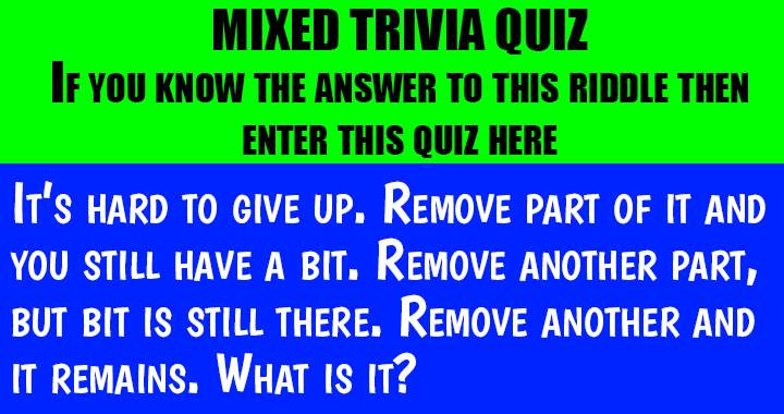 Mixed Knowledge Quiz