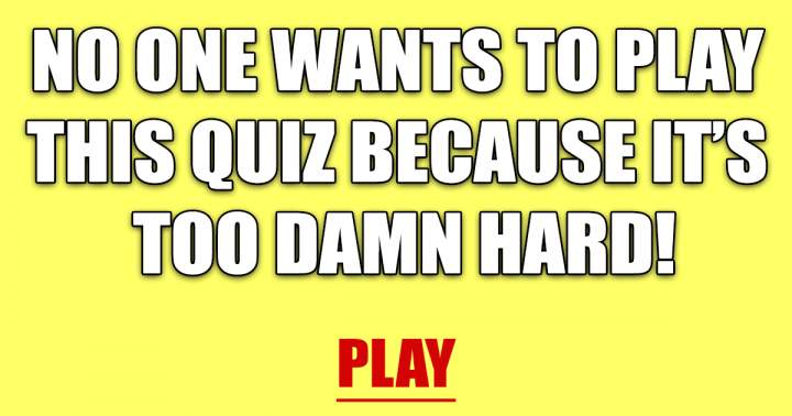 Banner for Hard General Knowledge Quiz