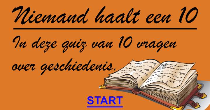 Banner for De enige echte geschiedenisquiz!