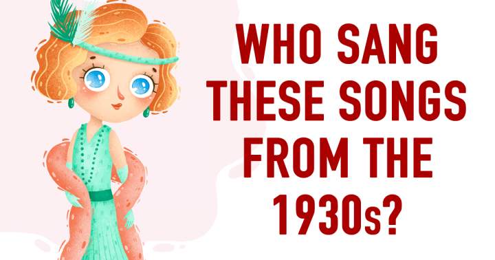 Music quiz featuring songs from the 1930s.