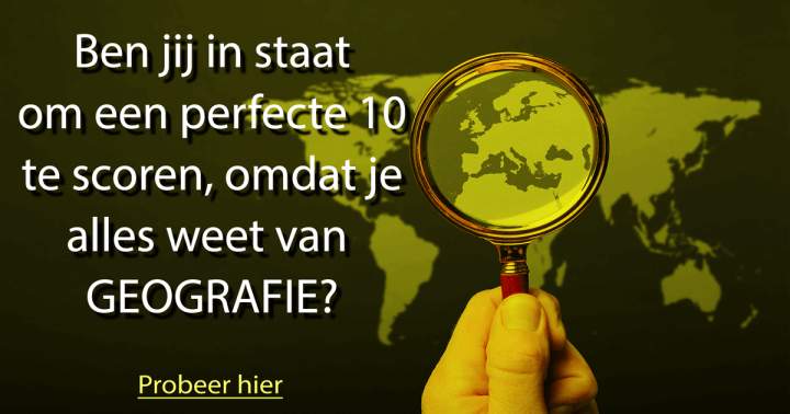 Banner for Lastige Geografie Quiz