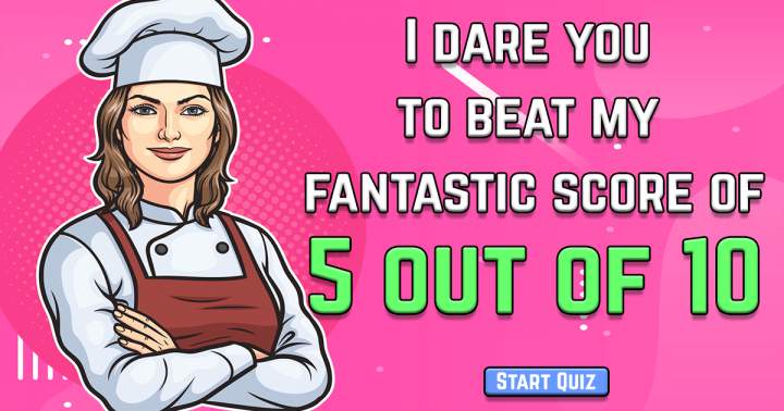 Banner for Food and Beverages Quiz that will test your skills.