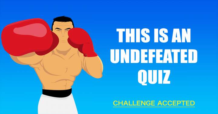 'Unbeaten Quiz'