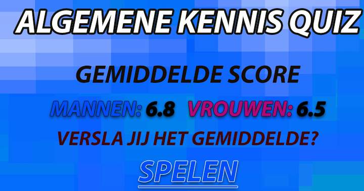 Versla jij de gemiddelde score?