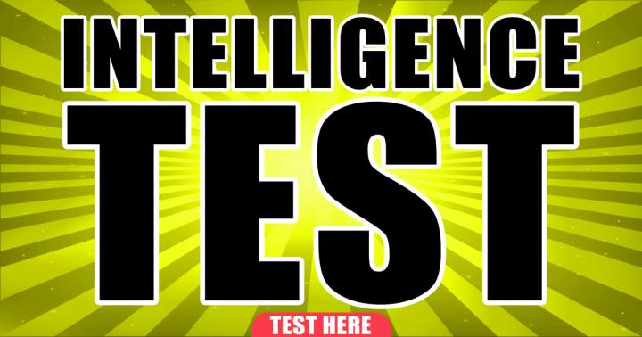 If you can score a perfect 10 in this intelligence test, you are really smart