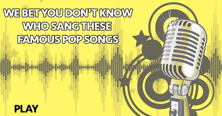 Quiz about famous pop songs!