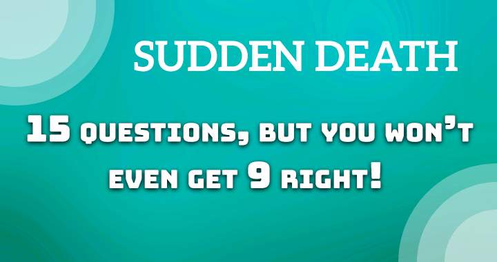 Banner for Sudden Death Quiz