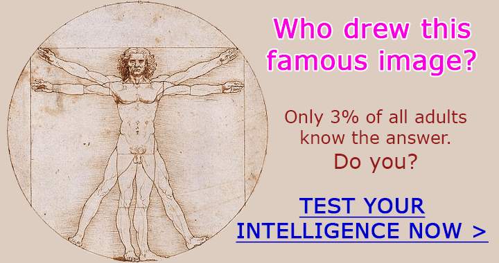 Banner for Test you intelligence with this quiz!