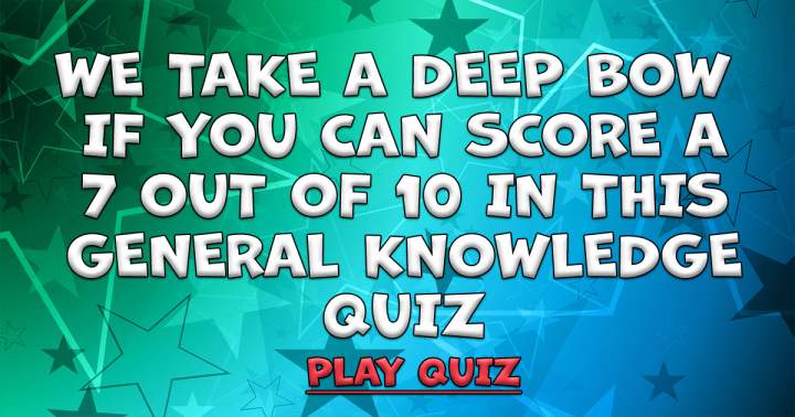 Questions on General Knowledge.