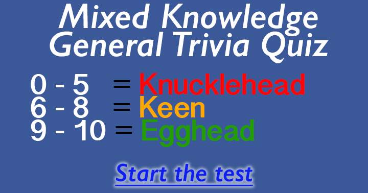 Are you a Knucklehead or an Egghead?