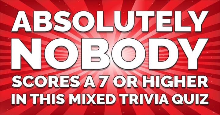 Mixed Trivia Quiz