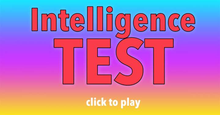 Intelligence Test