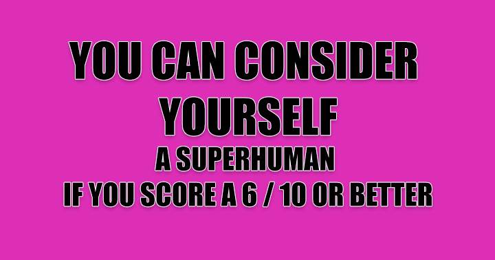 Banner for Are you a superhuman?