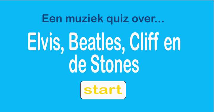 Elvis, Cliff, Beatles & Stones