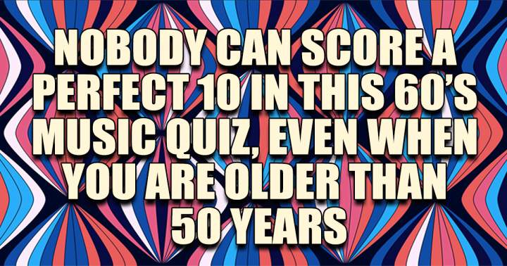 Quiz on music from the 1960s.