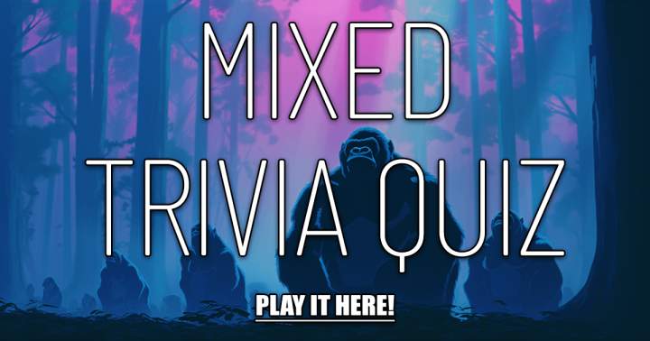 Trivia Quiz with a Mix of Topics