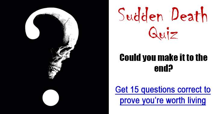 Banner for Sudden Death Quiz