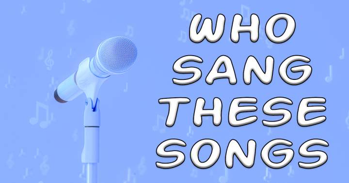 Can you identify the singers of these songs?