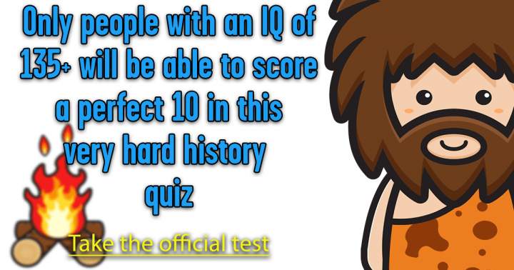 A quiz about history.