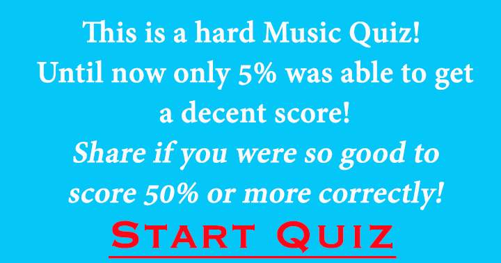 Rewrite: Quiz about music.