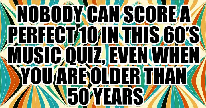 Quiz on music from the 1960s.