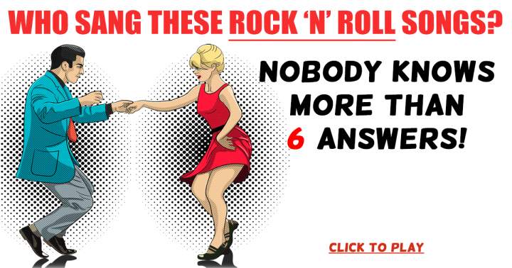 Banner for Who performed these rock 'n' roll songs?