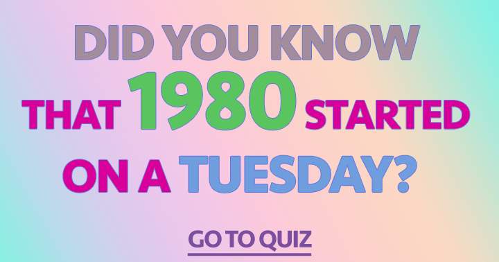 A challenging quiz will test your knowledge on the year 1980.