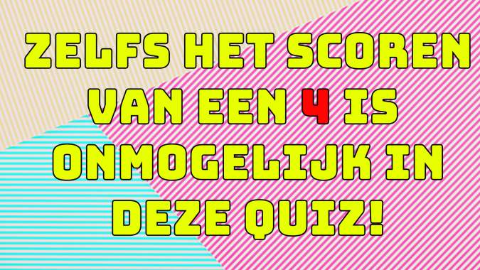 Banner for Algemene kennis quiz (NIVEAU: MOEILIJK)