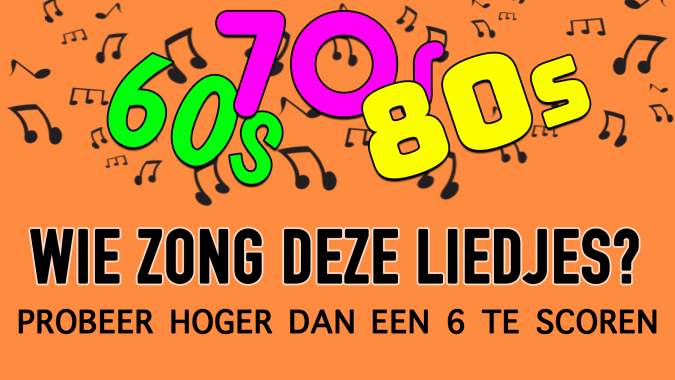 Banner for Wie Zong Deze Liedjes? 