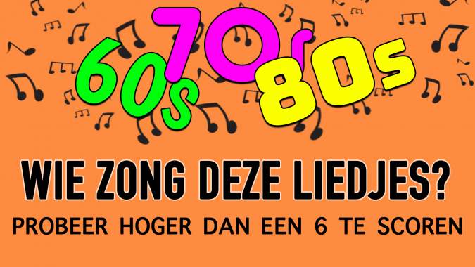 Banner for Wie Zong Deze Liedjes? 