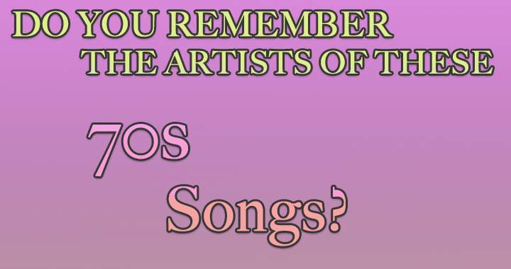 Banner for '70s music!'