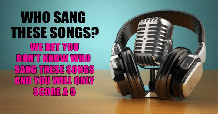 Banner for Can you identify the singer of these songs?