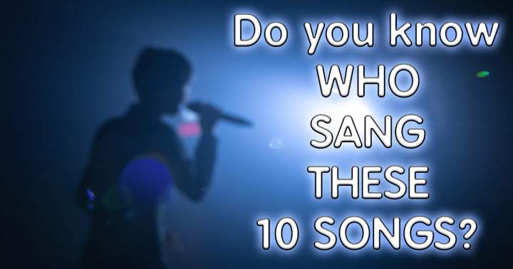 Banner for Please identify the singers of these songs.