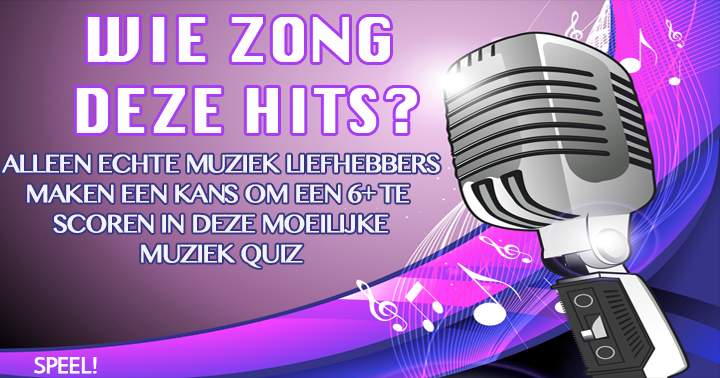 Banner for Ben jij een muziek liefhebber? 