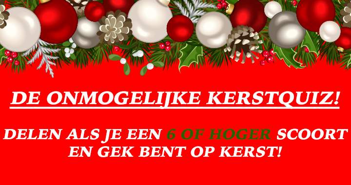 Banner for Kerstquiz