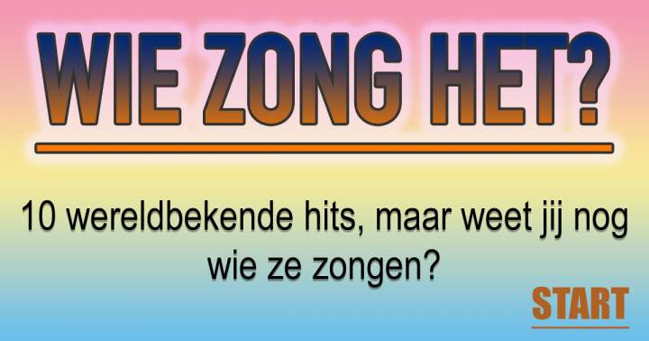 Van wie zijn deze jaren '60 hits?