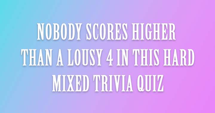 Banner for Nobody scores higher than a lousy 4!