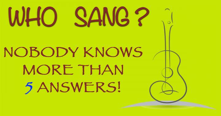 Banner for Kindly identify the singer of these songs.