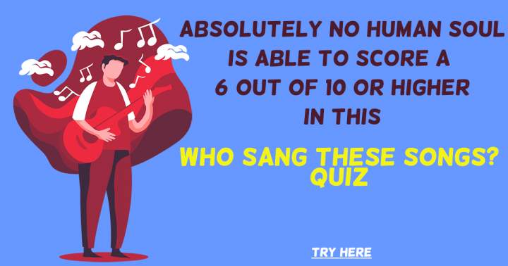 Banner for Who sang these songs?